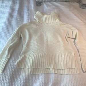 White/cream color, knit sweater, size small